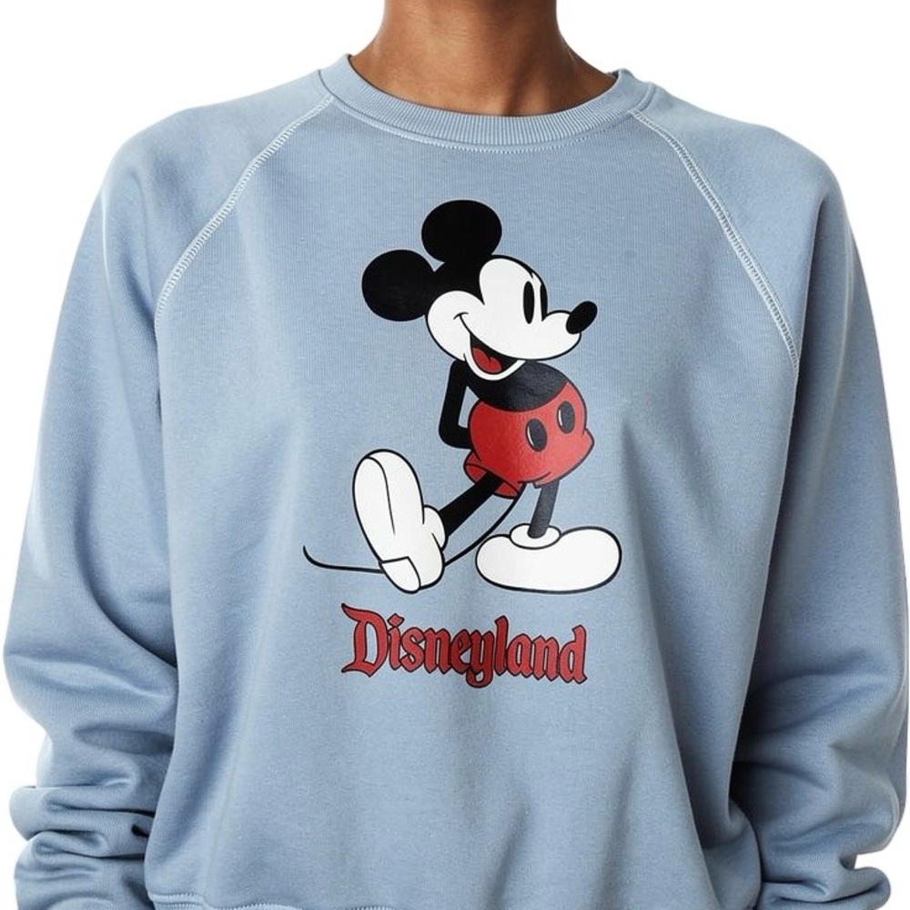 Disney Blue Mickey Mouse Adult Sweater Disneyland
